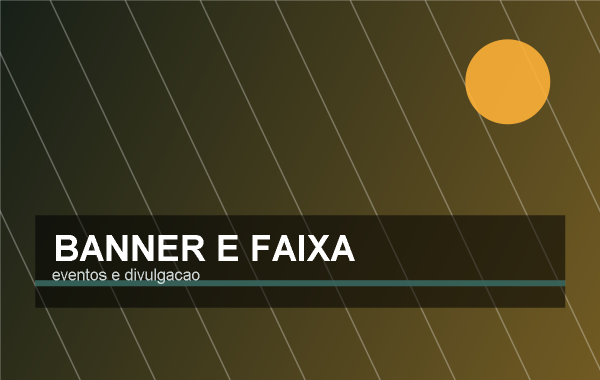 Banner e faixa